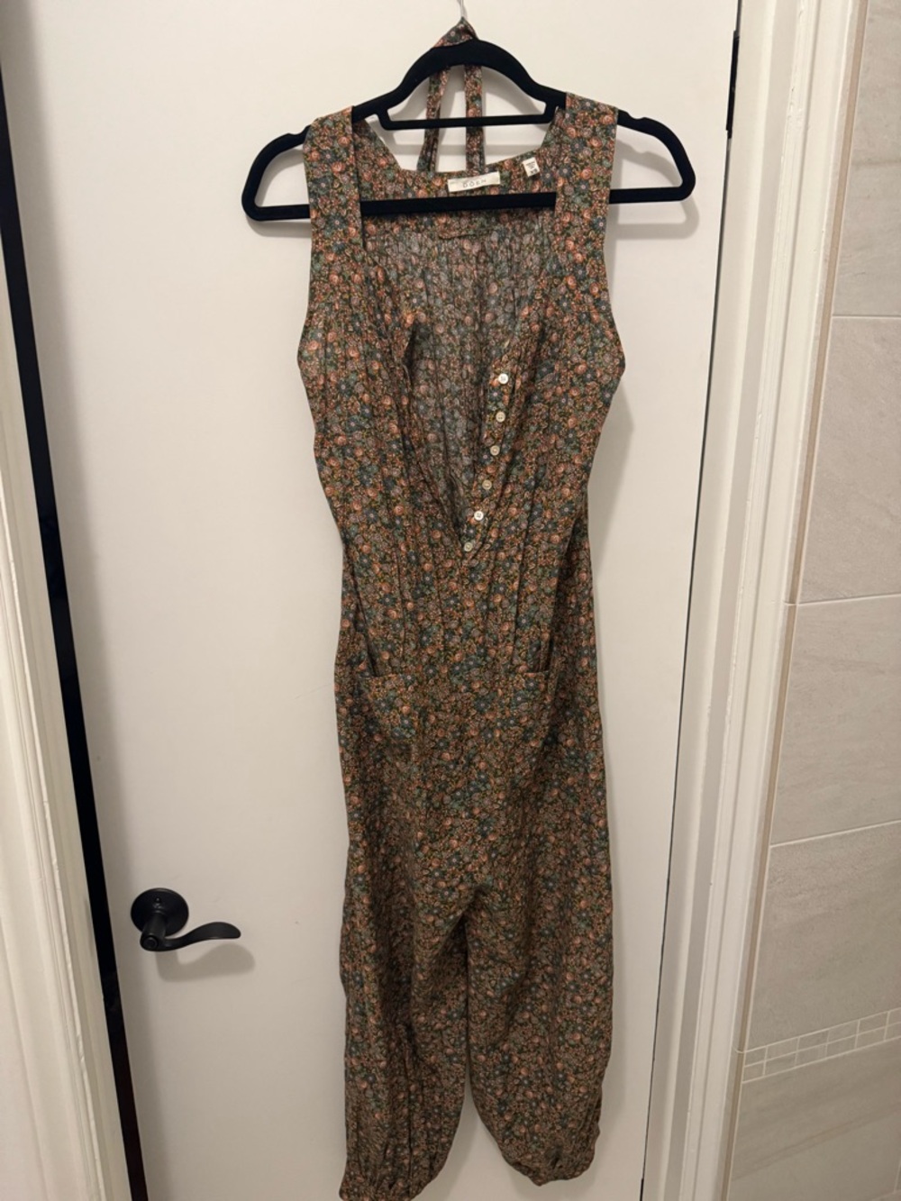 Doen Eliza floral jumpsuit XS yellow laurel canyon rose - Picture 12 of 12